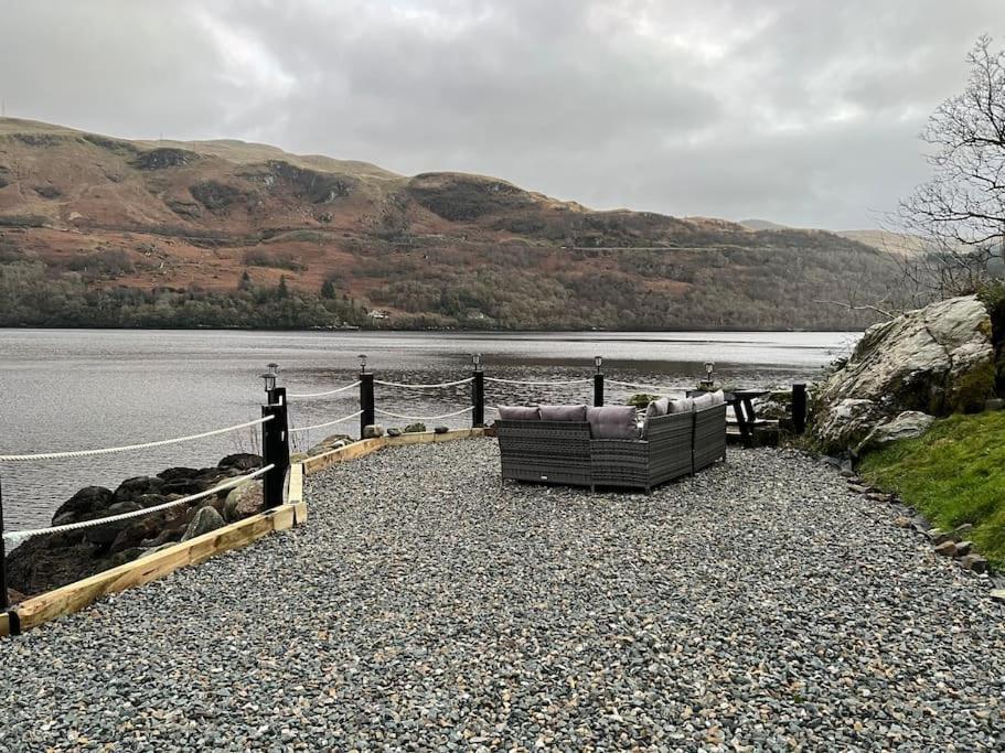 Waterside 3 Bed Cottage, Hot Tub, Sauna, Pvt Beach Arrochar Exteriör bild